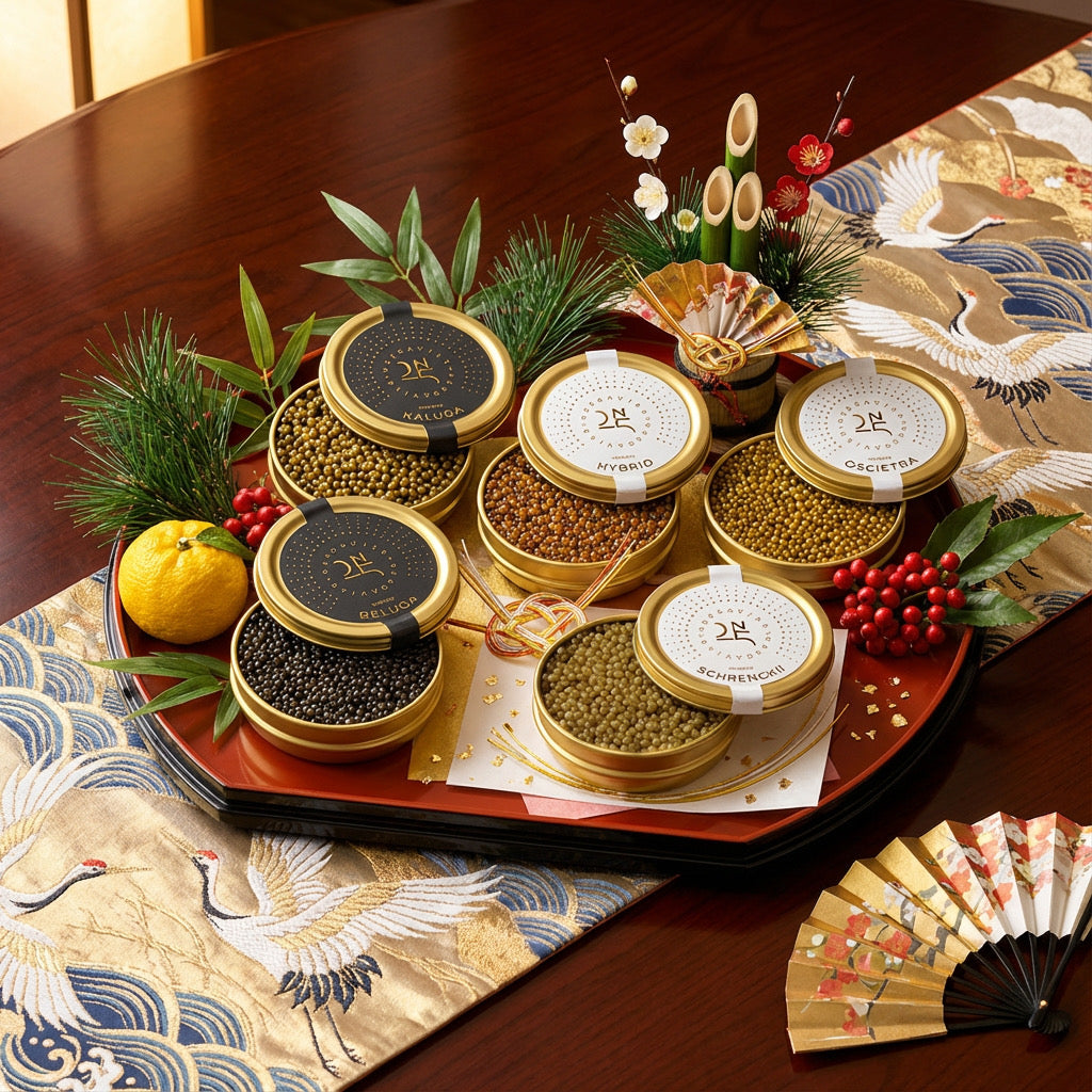 お正月キャビア